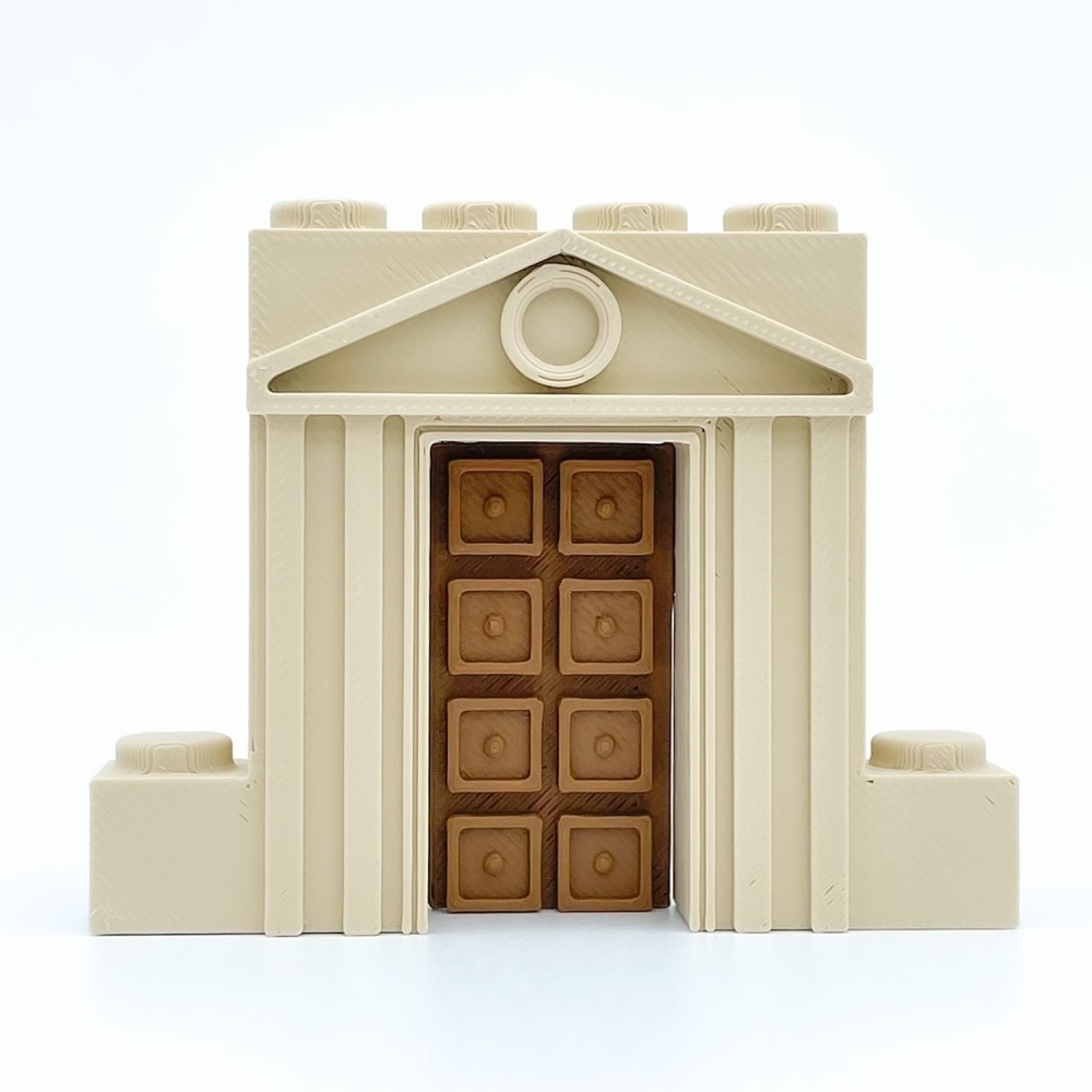 Puerta Clásica Romana | Maqueta NG CASTILLOS | JUGUETE bloques plástico