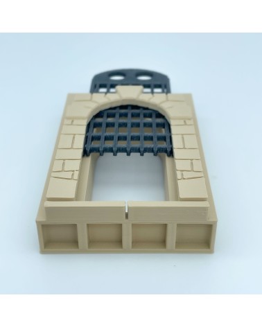 Puerta Con Rastrillo | Maqueta NG CASTILLOS | JUGUETE bloques plástico