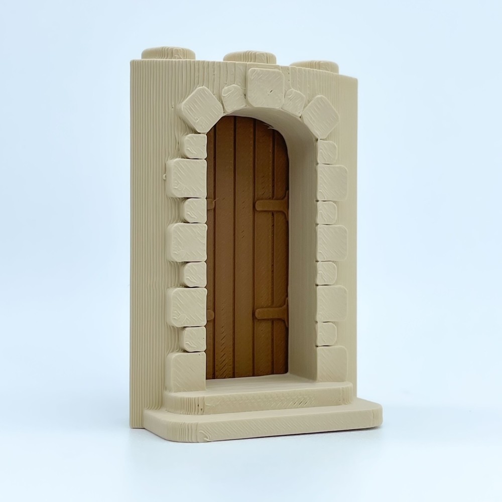GA porta romanica 日本語 JUGUETE blocchi di plastica