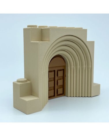 Romanisches Tor A |NG CASTLES-Modell |SPIELZEUG Kunststoffblöcke