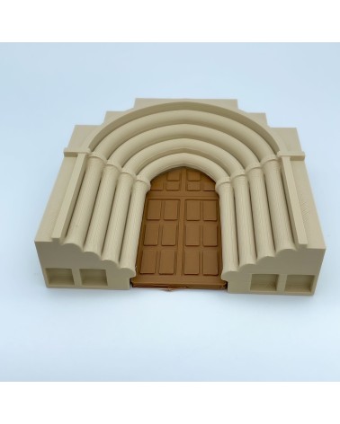 Großes romanisches Tor |NG CASTLES-Modell |SPIELZEUG Kunststoffblöcke