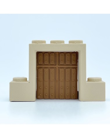 Romantische Tür Platz Δ Maqueta NG CASTILLOS ⋅ JUGUETE Kunststoffblöcke
