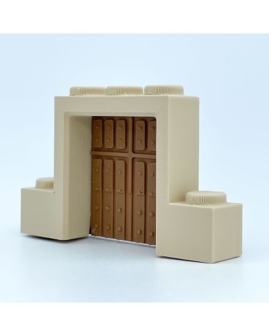 Place de porte romane Δ Maqueta NG CASTILLOS ⋅ JUGUETE Plastic Blocks