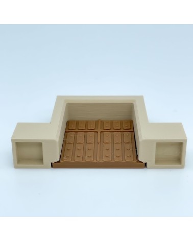 Romantische Tür Platz Δ Maqueta NG CASTILLOS ⋅ JUGUETE Kunststoffblöcke