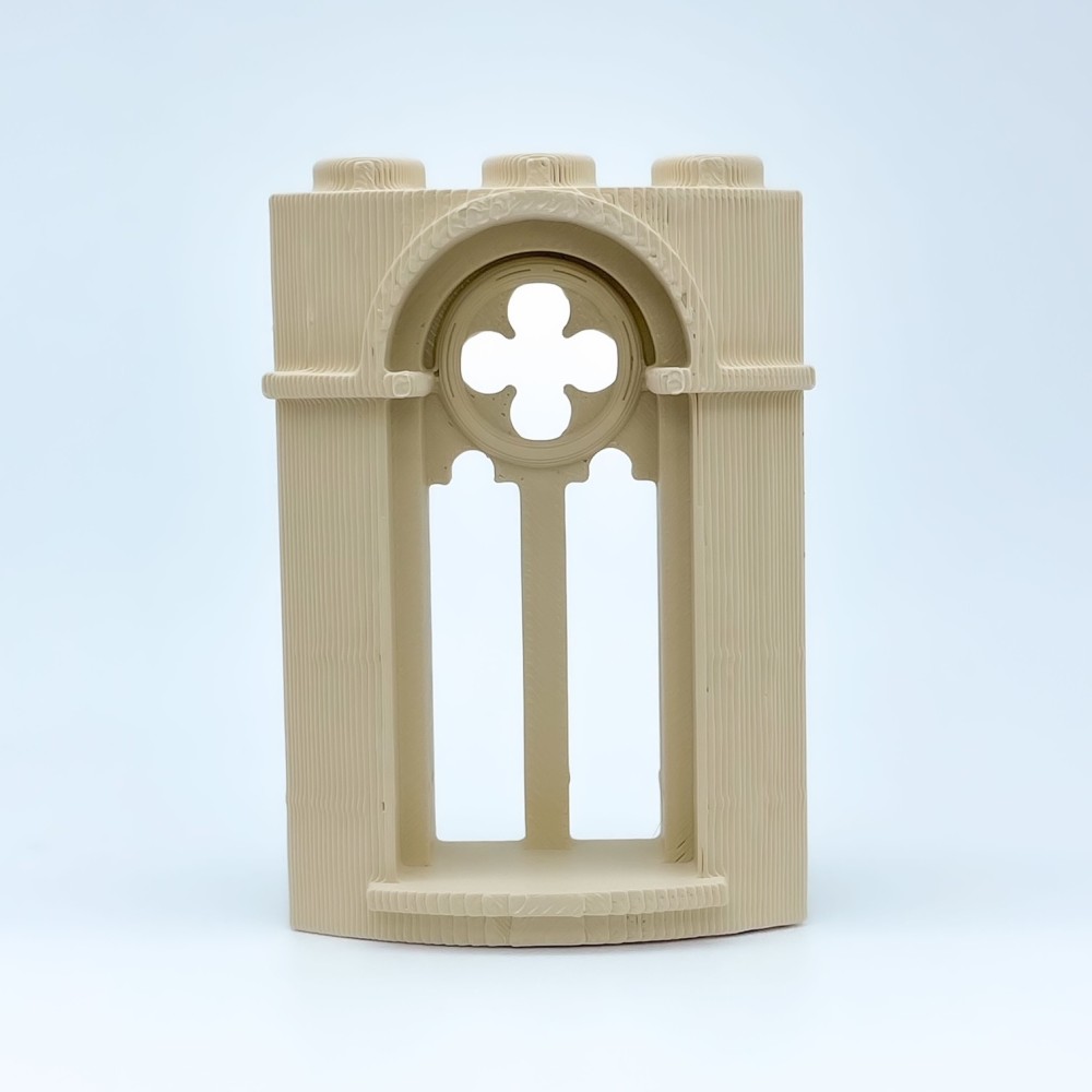 Fenêtre GA Romane gothique Δ Maqueta NG CASTILLOS Δ JUGUETE blocs plastique