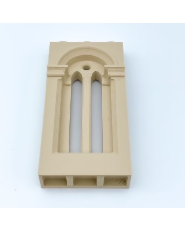 Fenêtre romane à oculus rond |Modèle NG CASTLES |Blocs en plastique TOY