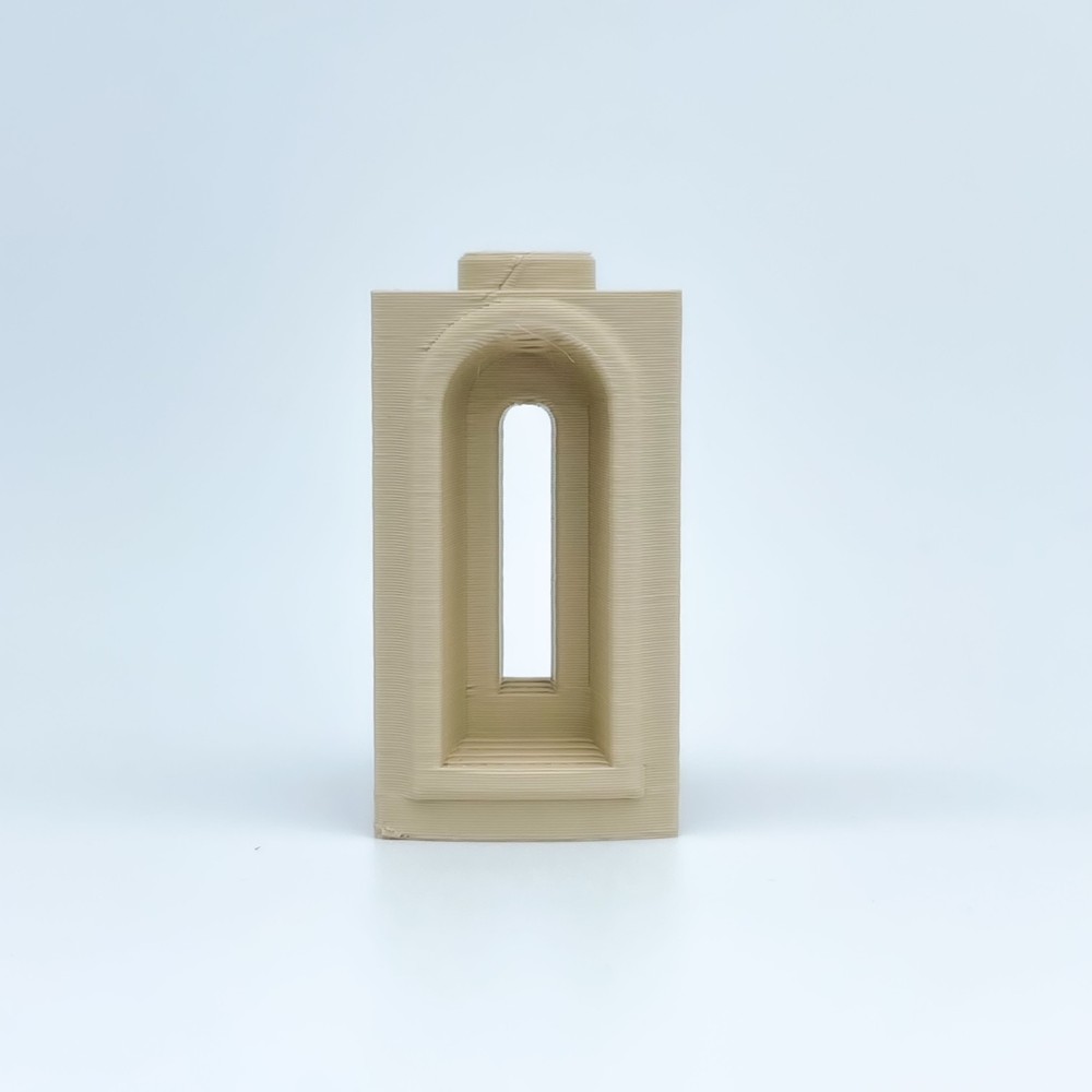 Finestra stretta in stile romanico GA |Modello NG CASTELLI |Blocchi di plastica GIOCATTOLO