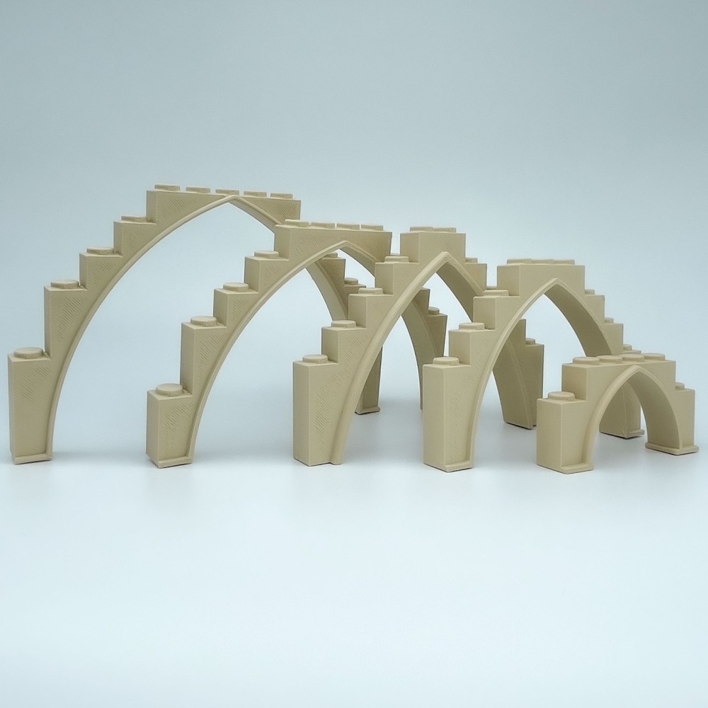 Arco Gótico con Relieve| Maqueta NG CASTILLOS | JUGUETE bloques plástico