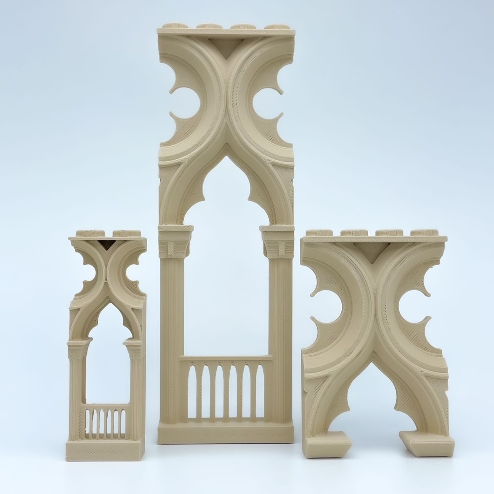 Venezianische Balkone und Bögen|NG CASTLES-Modell |SPIELZEUG Kunststoffblöcke