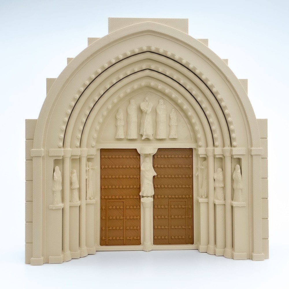 Gran Puerta Gótico 日本語 JUGUETE Plastic Blocks NG CASTILLOS Model