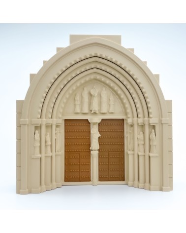 Gran Puerta Gótico 日本語 JUGUETE Blocchi di plastica NG CASTILLOS Modello