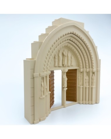 Großes gotisches Tor |NG CASTLES-Modell |SPIELZEUG Kunststoffblöcke