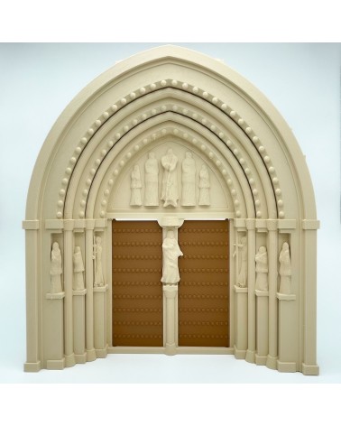 Gran Puerta Gótico 日本語 JUGUETE Plastic Blocks NG CASTILLOS Model