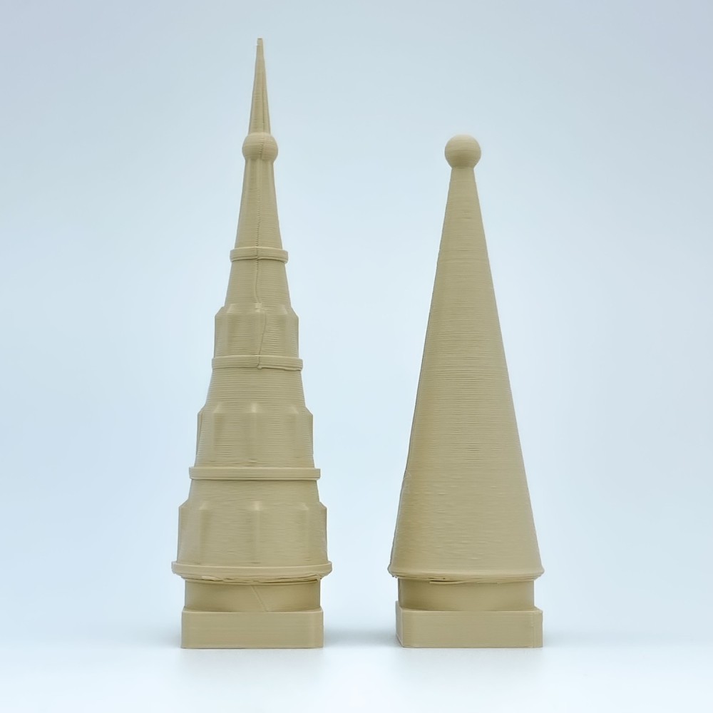 Pinacle Cònic Alt |Maqueta NG CASTELLS |JOGUINA blocs plàstic