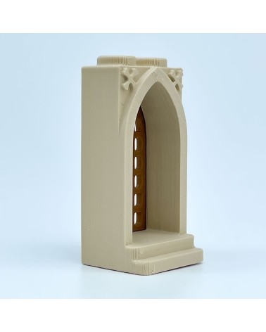 Porta gotica con Reja Δ Modello NG CASTILLOS Δ JUGUETE blocchi di plastica