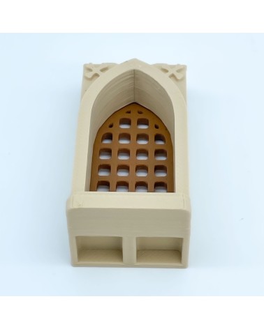 Porta gotica con Reja Δ Modello NG CASTILLOS Δ JUGUETE blocchi di plastica
