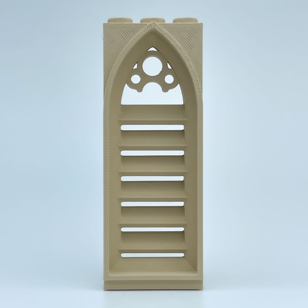 Campanario Gothic Window Δ NG CASTILLOS Model Δ JUGUETE Plastic Blocks