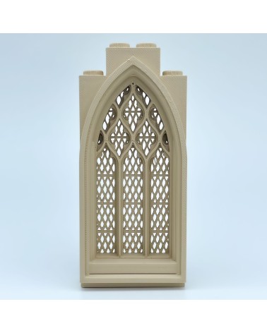Ventana Gótica Con Celosía | Maqueta NG CASTILLOS | JUGUETE bloques plástico