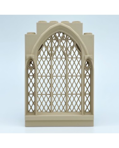 Gotisches Fenster mit Gitter |NG CASTLES-Modell |SPIELZEUG Kunststoffblöcke