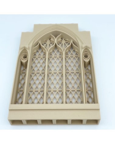 Gotisches Fenster mit Gitter |NG CASTLES-Modell |SPIELZEUG Kunststoffblöcke