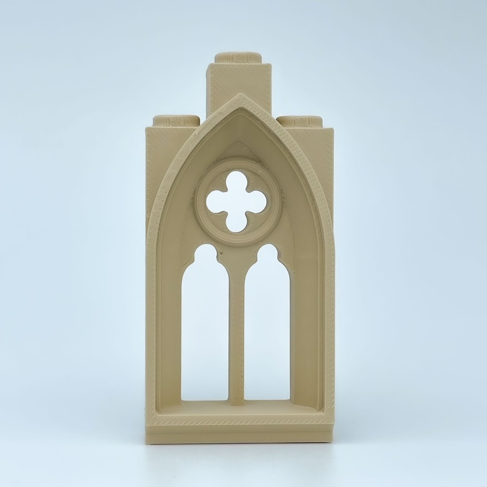 Großes gotisches Fenster|NG CASTLES-Modell |SPIELZEUG Kunststoffblöcke
