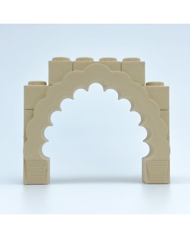 Viellappiger Bogen |NG CASTLES-Modell |SPIELZEUG Kunststoffblöcke