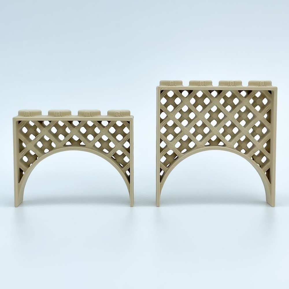 Arcos Interior con Celosía | Maqueta NG CASTILLOS | JUGUETE bloques plástico