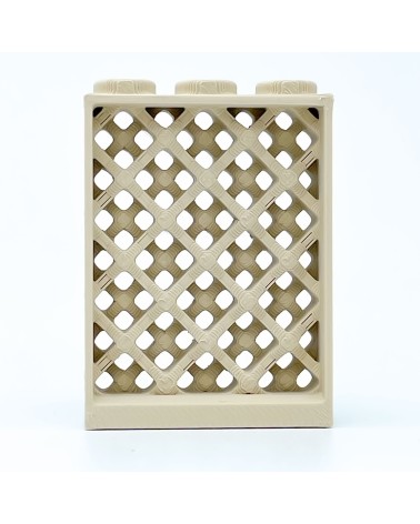Fenêtre à treillis droit |Modèle NG CASTLES |Blocs en plastique TOY