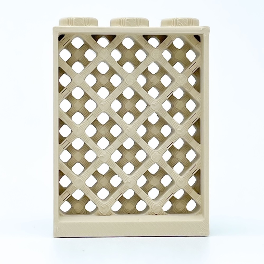 Finestra con Celosia Recta 日本語 Modello NG CASTILLOS Δ JUGUETE blocchi di plastica