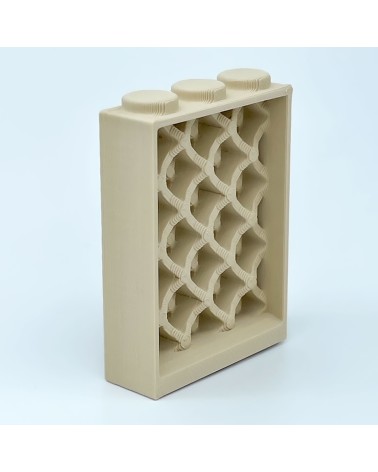 Finestra con Celosia Recta 日本語 Modello NG CASTILLOS Δ JUGUETE blocchi di plastica