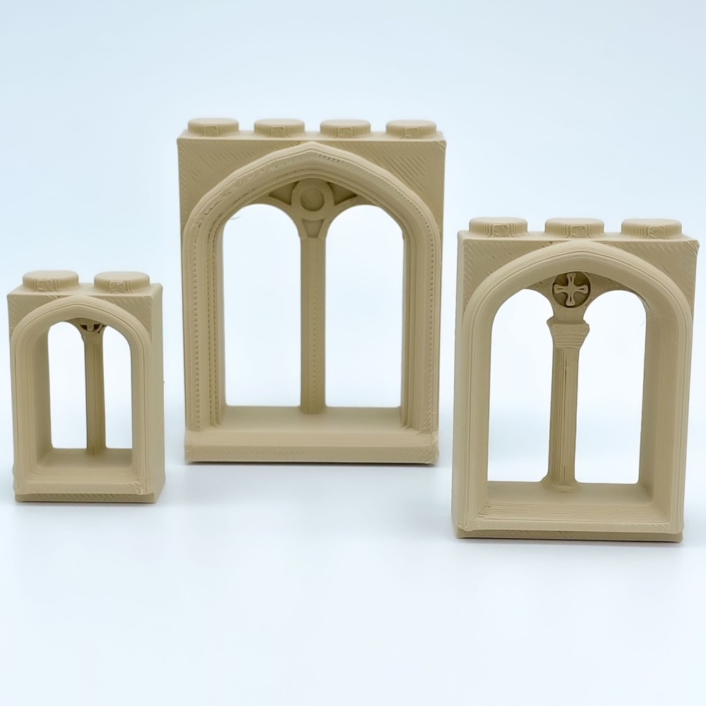 Ventana Tudor Arco | Maqueta NG CASTILLOS | JUGUETE bloques plástico