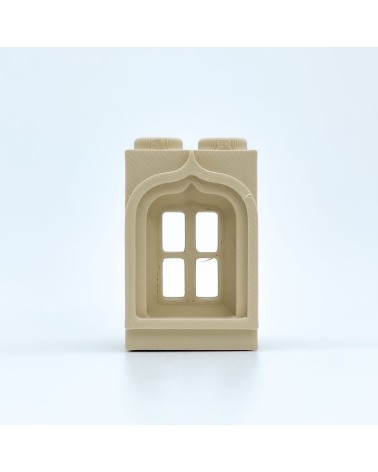 Kariertes Ogee-Fenster |NG CASTLES-Modell |SPIELZEUG Kunststoffblöcke