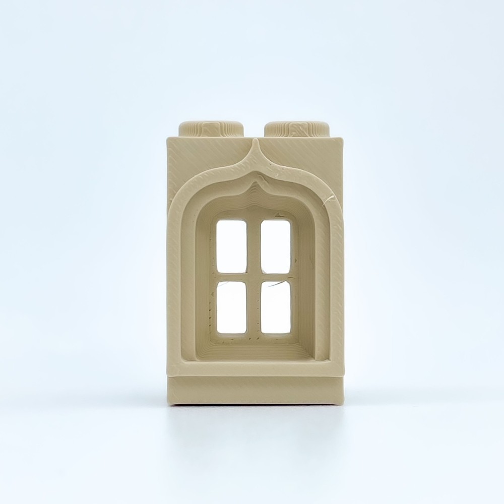 Kariertes Ogee-Fenster |NG CASTLES-Modell |SPIELZEUG Kunststoffblöcke