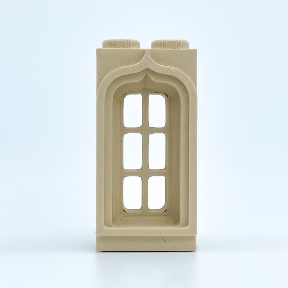 Kariertes Ogee-Fenster |NG CASTLES-Modell |SPIELZEUG Kunststoffblöcke