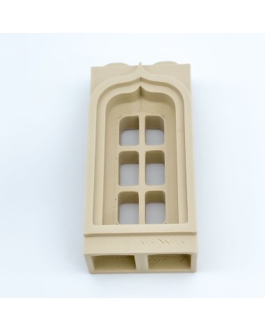 Kariertes Ogee-Fenster |NG CASTLES-Modell |SPIELZEUG Kunststoffblöcke
