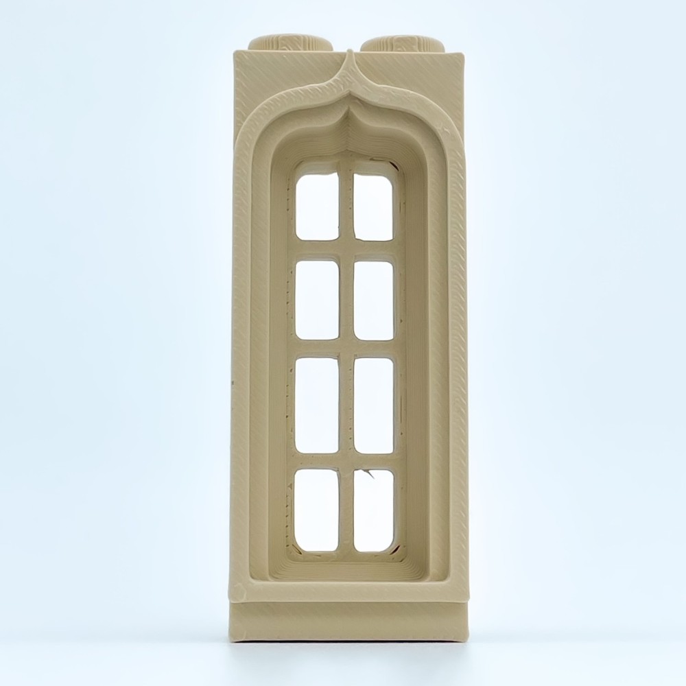 Kariertes Ogee-Fenster |NG CASTLES-Modell |SPIELZEUG Kunststoffblöcke