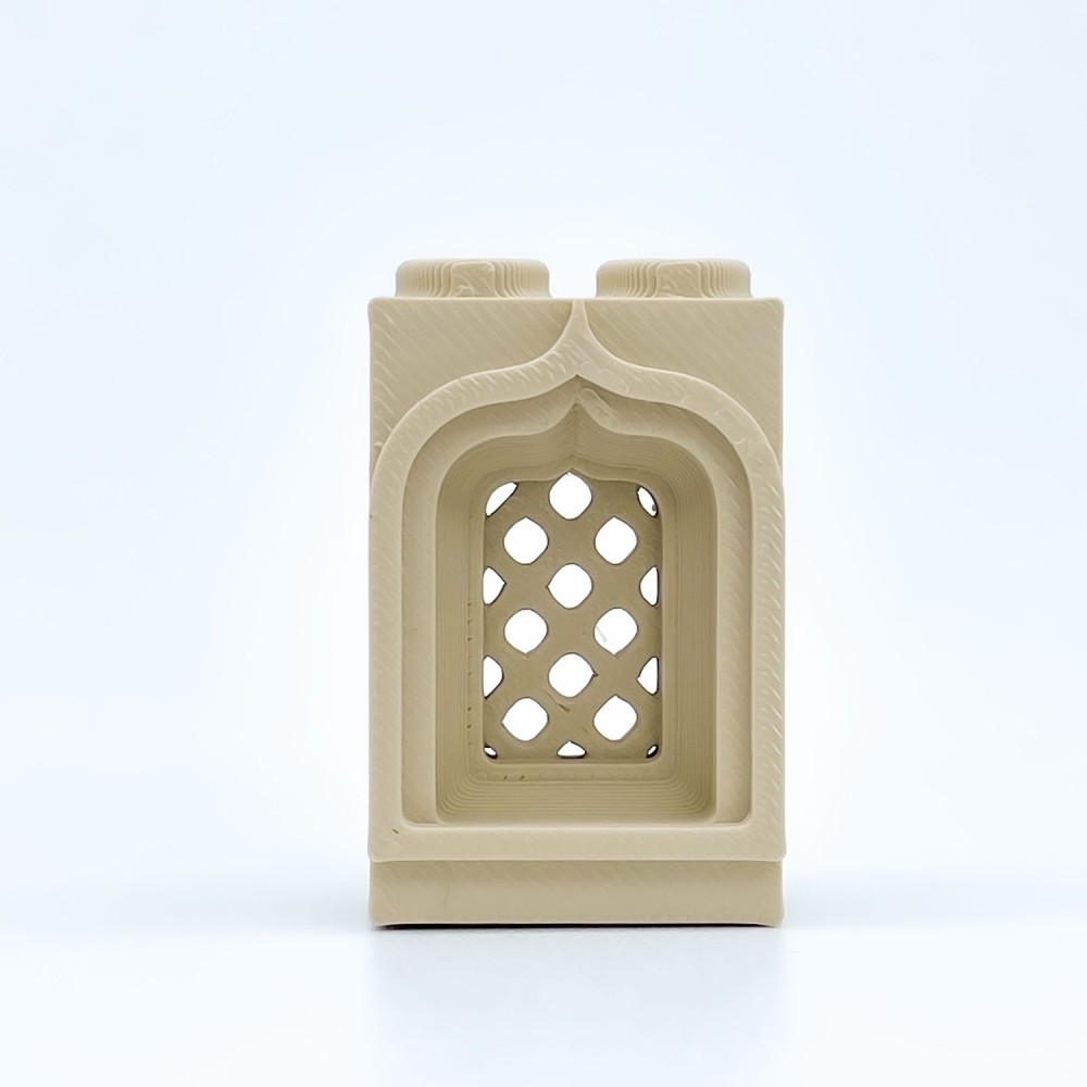 Treillis de fenêtre en doucine |Modèle NG CASTLES |Blocs en plastique TOY