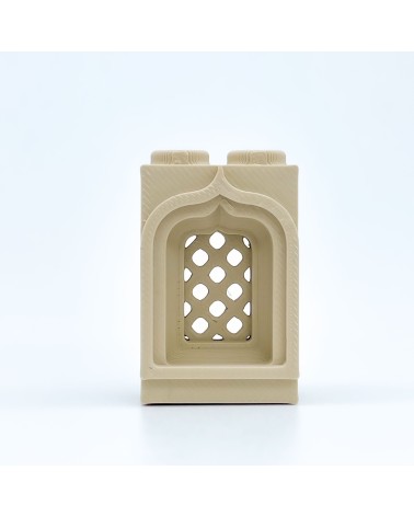 Treillis de fenêtre en doucine |Modèle NG CASTLES |Blocs en plastique TOY