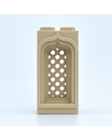 Treillis de fenêtre en doucine |Modèle NG CASTLES |Blocs en plastique TOY