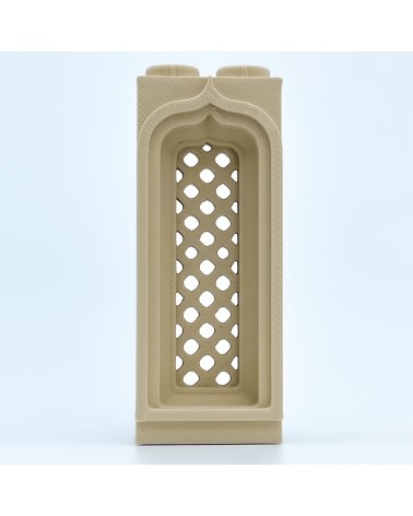 Treillis de fenêtre en doucine |Modèle NG CASTLES |Blocs en plastique TOY