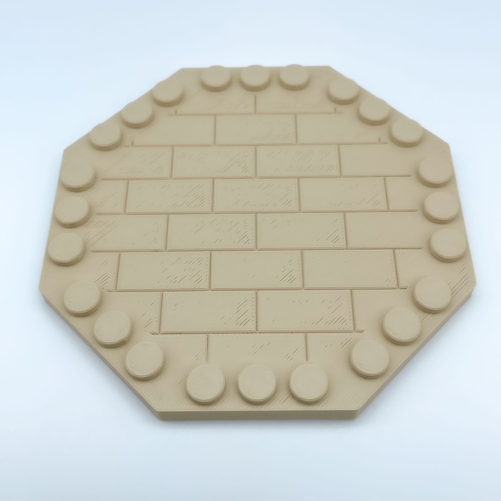 Achteckige Außenplatte |NG CASTLES-Modell |SPIELZEUG Kunststoffblöcke