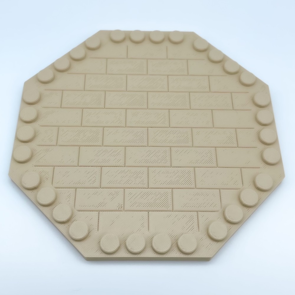 Placa Exterior Octagonal |Maqueta NG CASTELLS |JOGUINA blocs plàstic