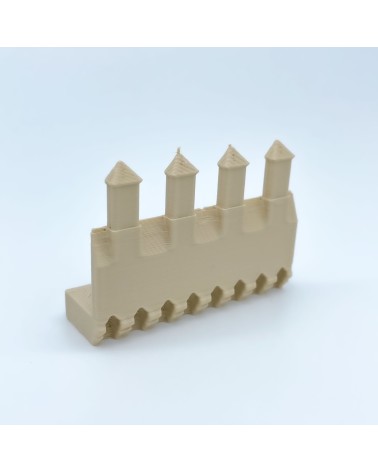 Almena Modular Recta A | Maqueta NG CASTILLOS | JUGUETE bloques plástico