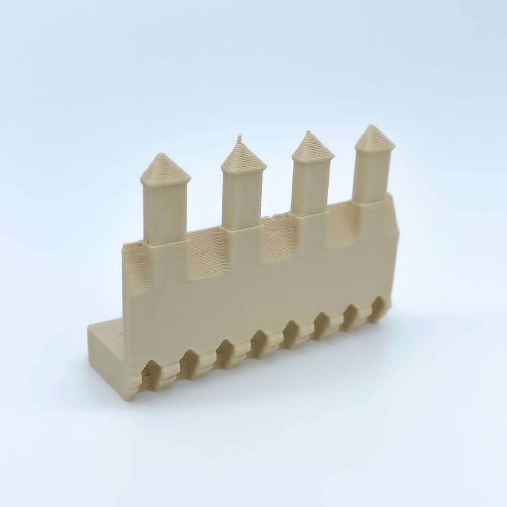 Almena Modular Recta A Δ Maqueta NG CASTILLOS Δ JUGUETE Blöcke Kunststoff