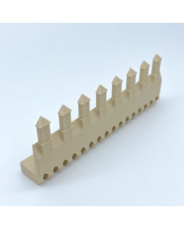 Almena Modular Recta A | Maqueta NG CASTILLOS | JUGUETE bloques plástico