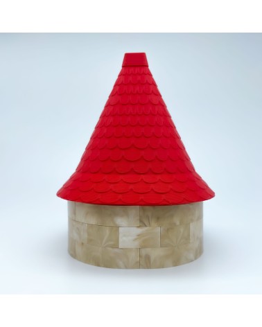 Big Almena Oval Roof Δ NG CASTILLOS Model ♥ JUGUETE Plastic Blocks