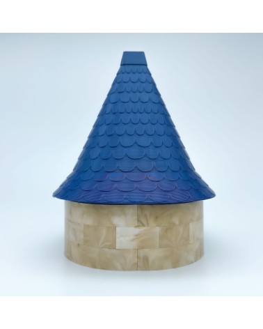 Big Almena Oval Roof Δ NG CASTILLOS Modèle ♥ JUGUETE Plastiques blocs
