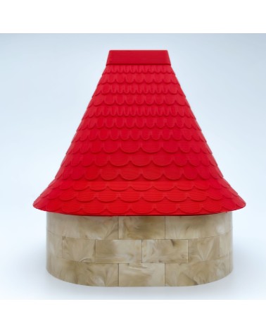 Big Almena Oval Roof Δ NG CASTILLOS Modello ♥ JUGUETE Blocchi di plastica