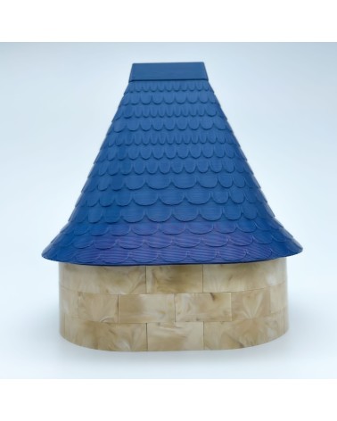 Big Almena Oval Roof Δ NG CASTILLOS Modello ♥ JUGUETE Blocchi di plastica