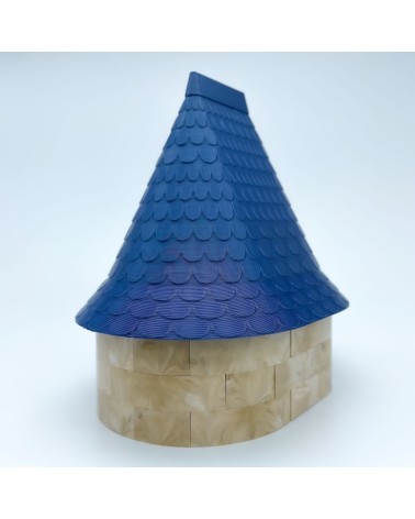 Big Almena Oval Roof Δ NG CASTILLOS Modèle ♥ JUGUETE Plastiques blocs
